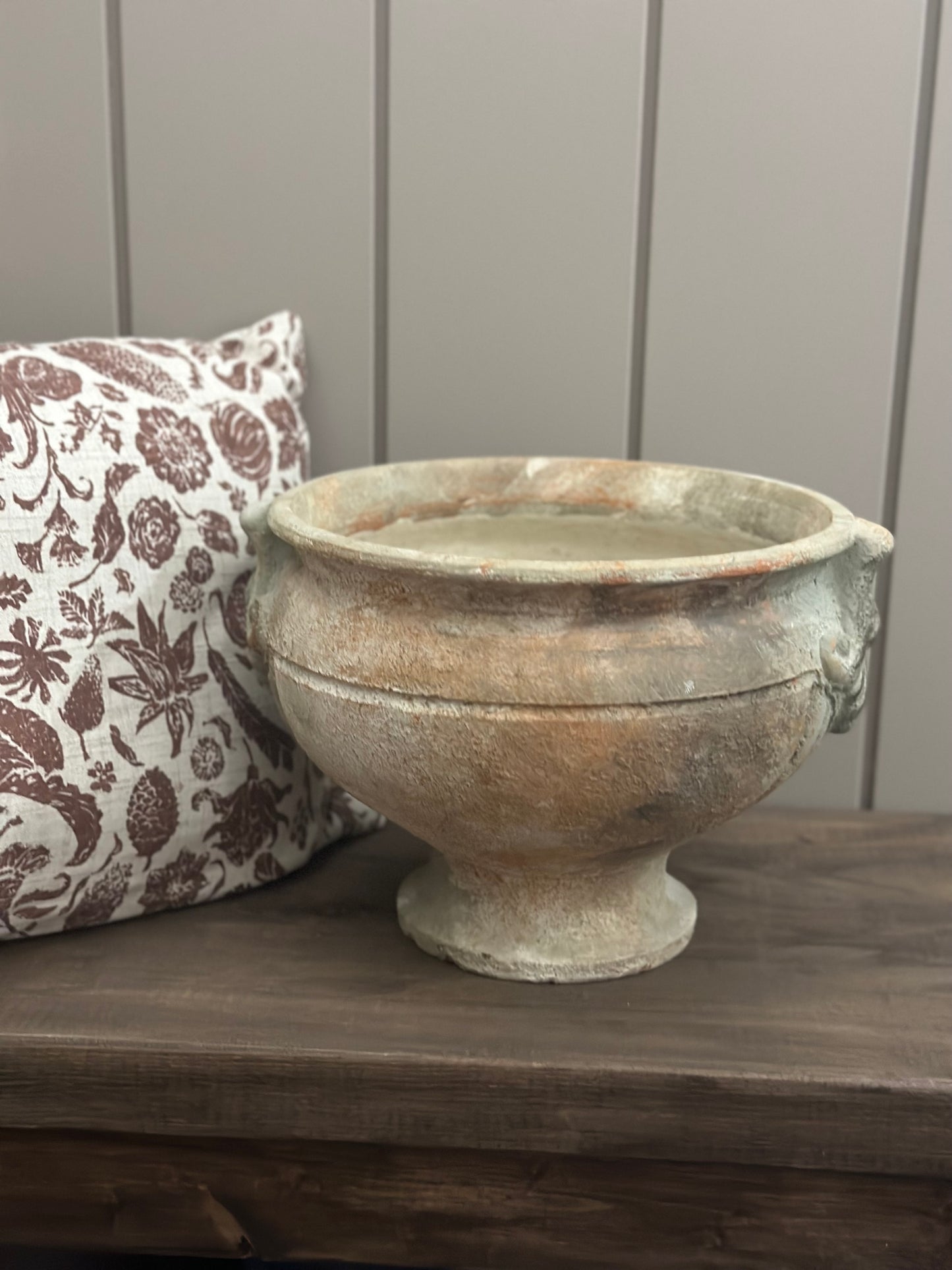 Clay vintage urn