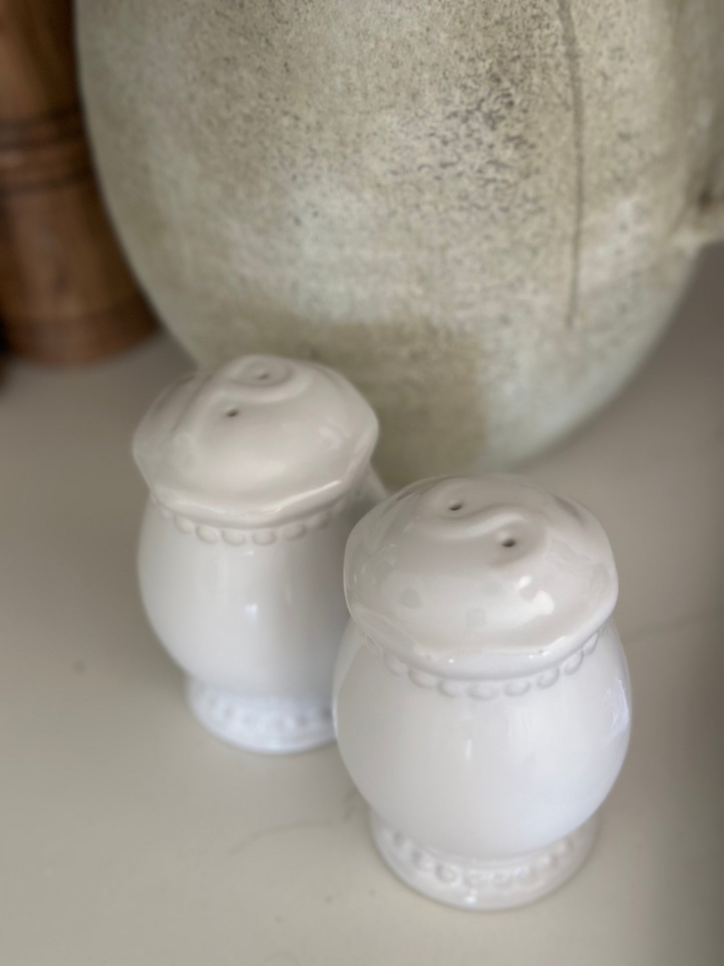 Salt + pepper shaker set