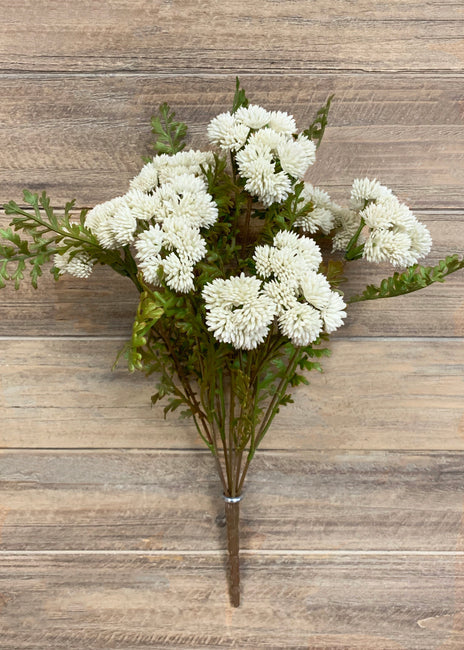 16" CREAM FRESH TOUCH SEDUM CLUSTER BUSH