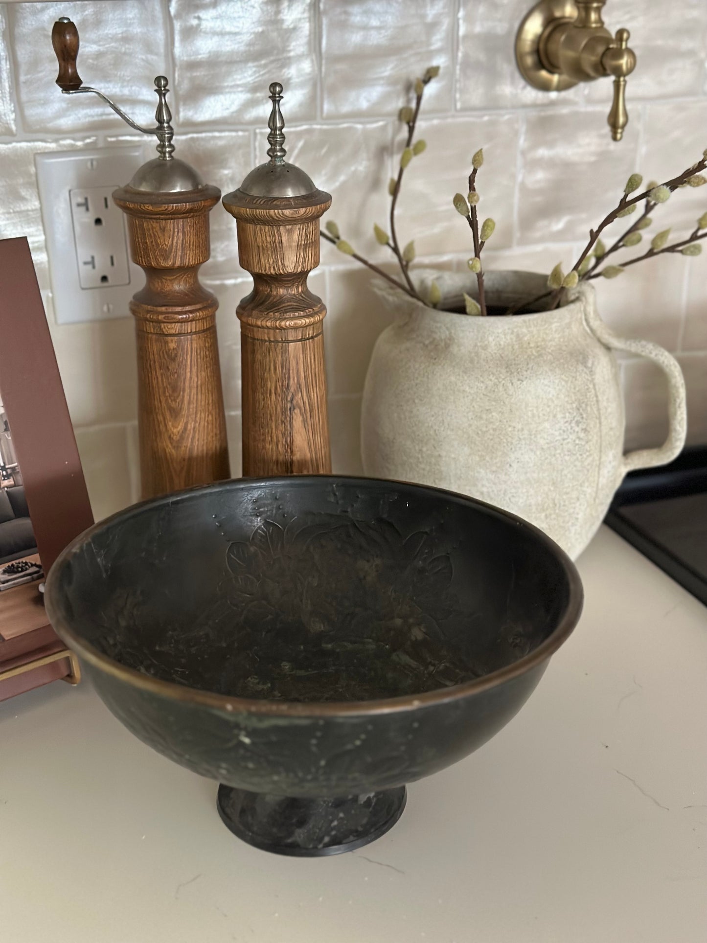Vintage brass bowl