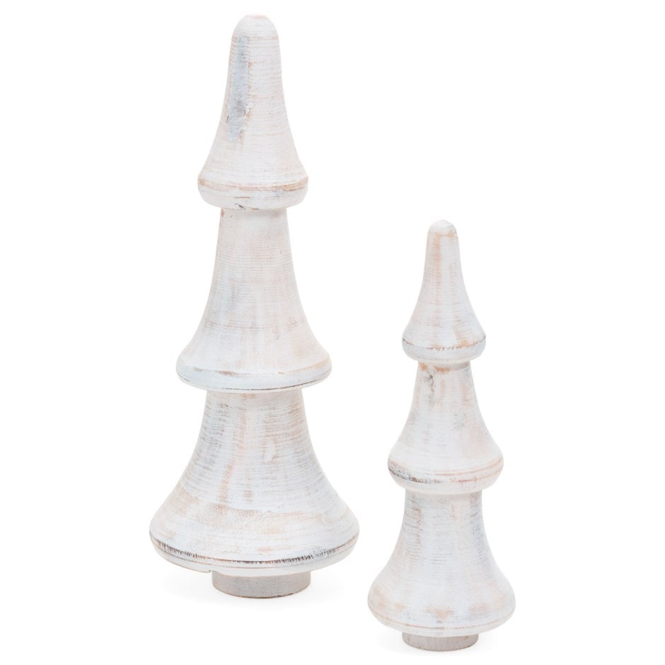 DECO SM TREE MDF WHITE 2x6