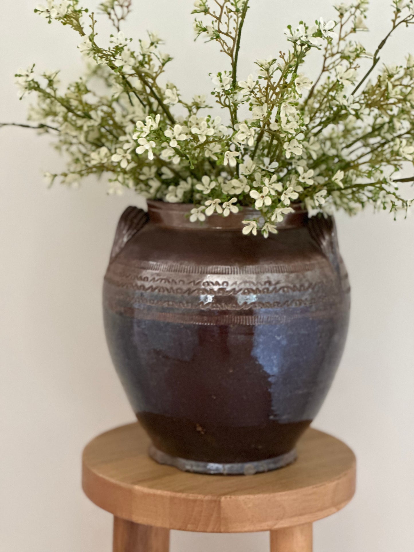 Glazed vintage vase