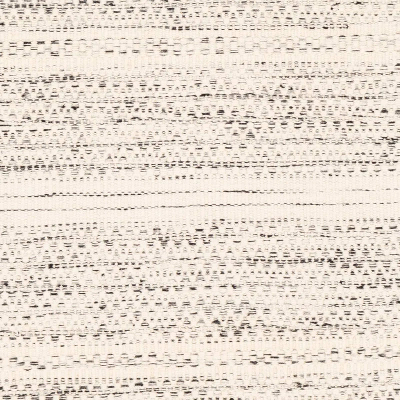 Kelly Clarkson Home® Flatweave Wool Area Rug - Cream/Black - Rectangle 6’ x 9’