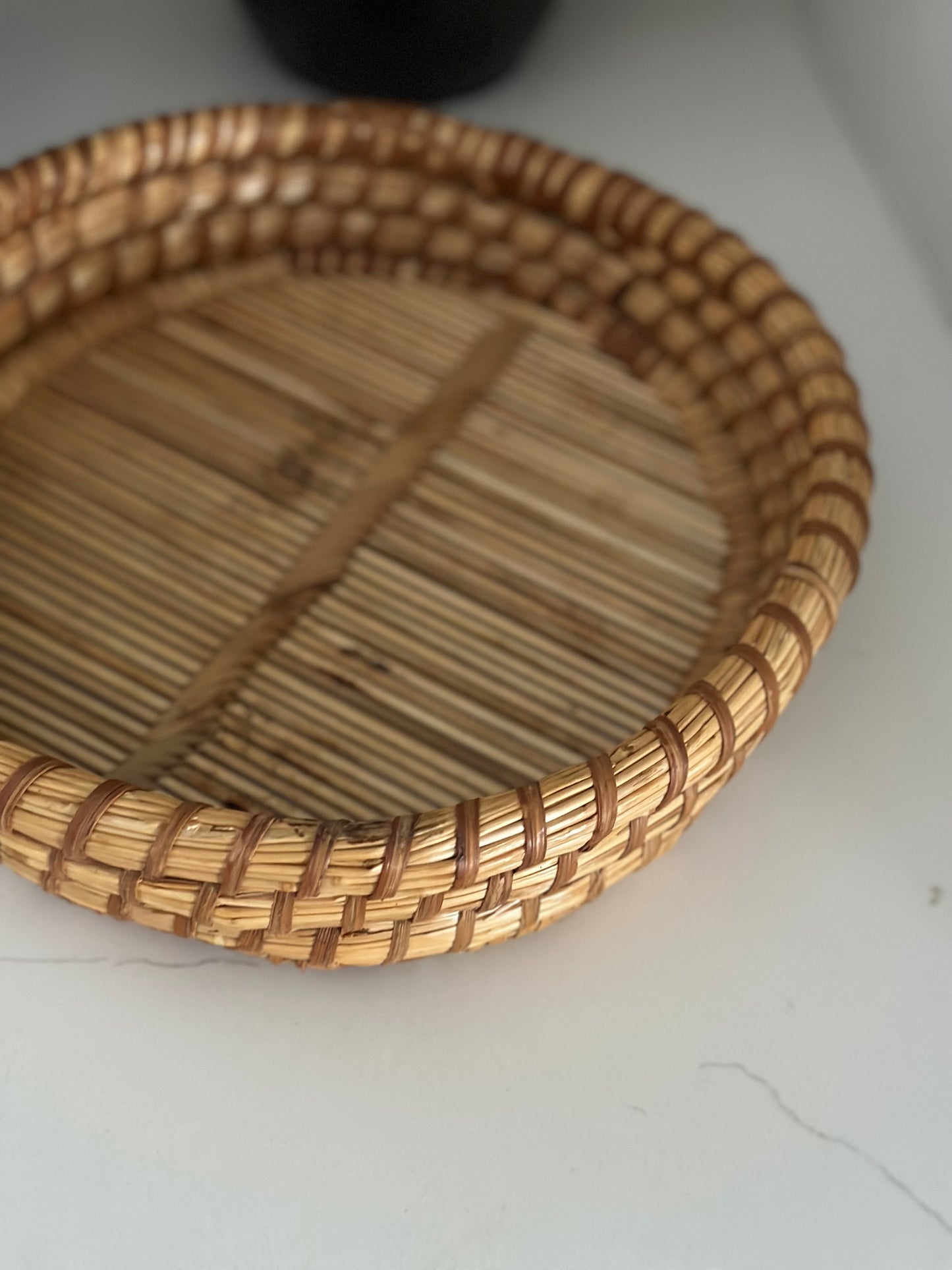 Small woven tray