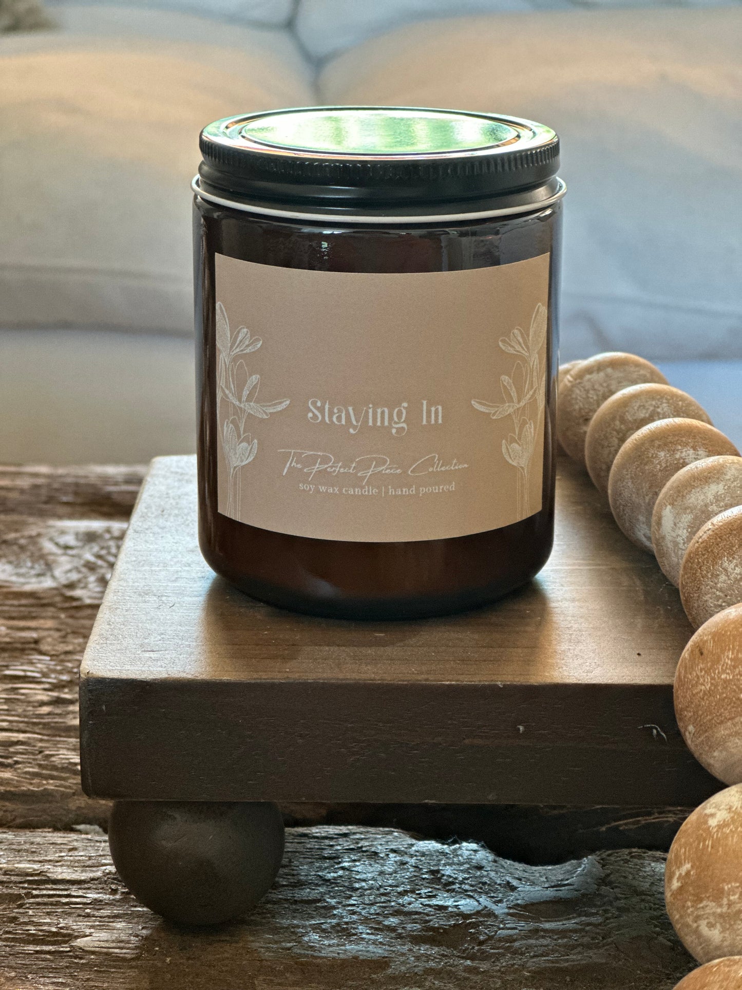 “Staying in” 8oz Soy Candle