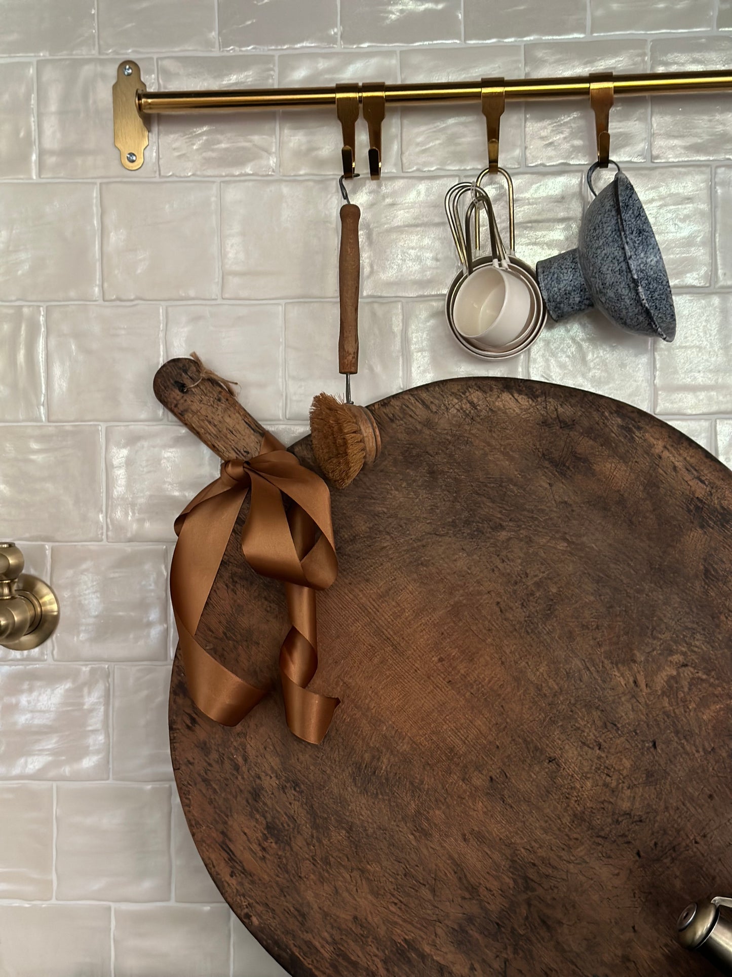 Brown Silk Ribbon