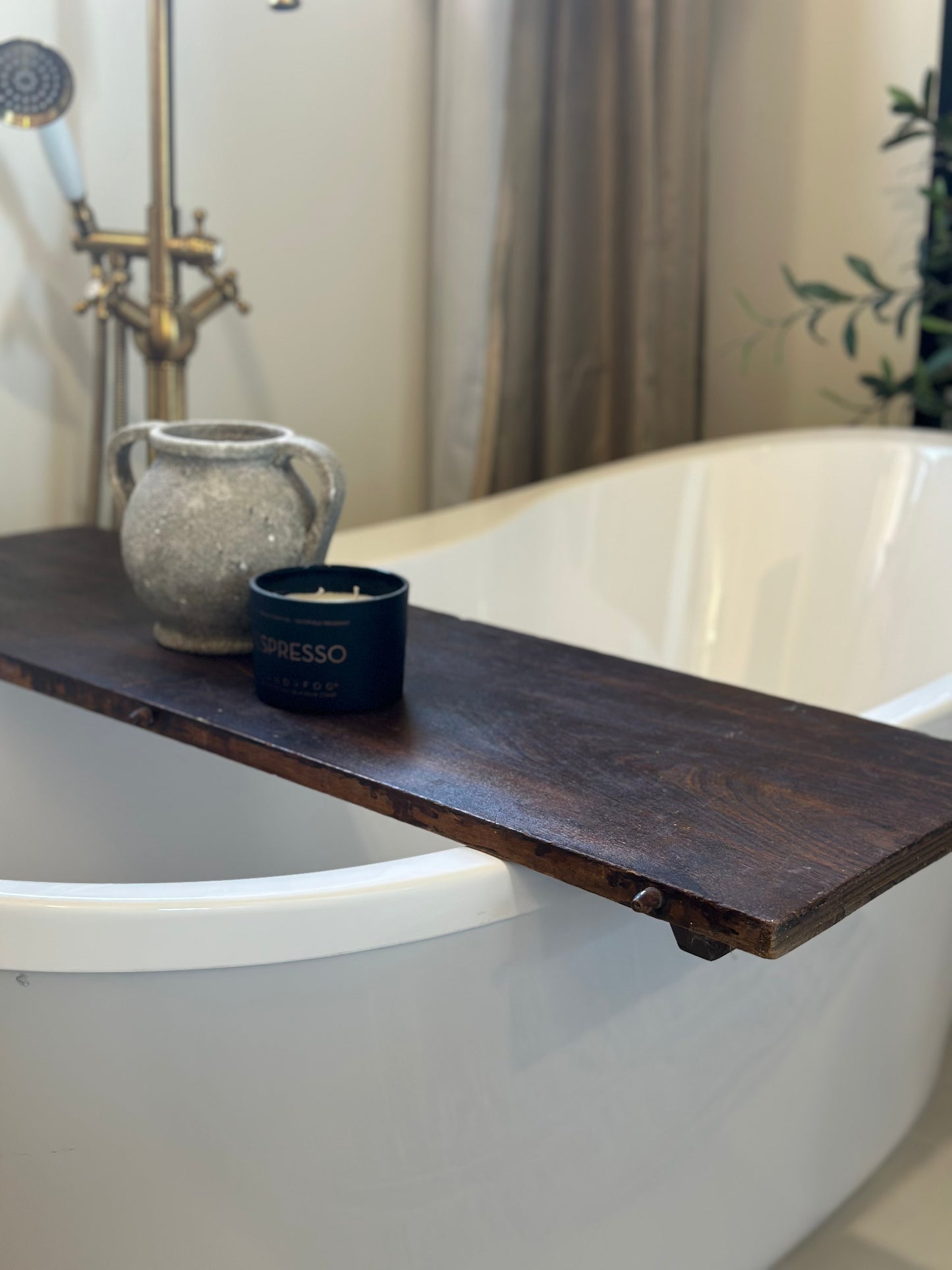 Vintage Table Riser/ Bathtub tray