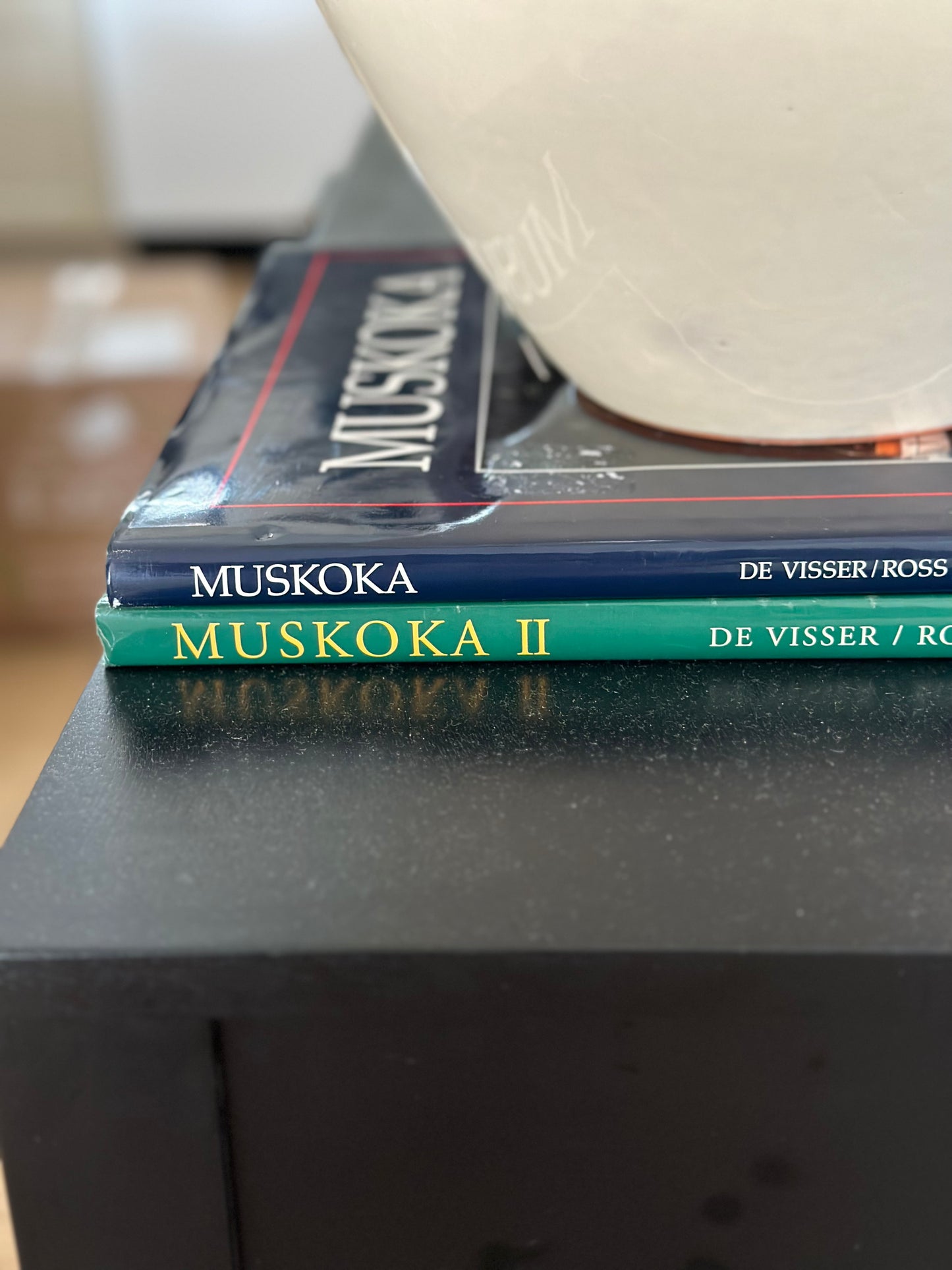 Pair of Muskoka coffee table books
