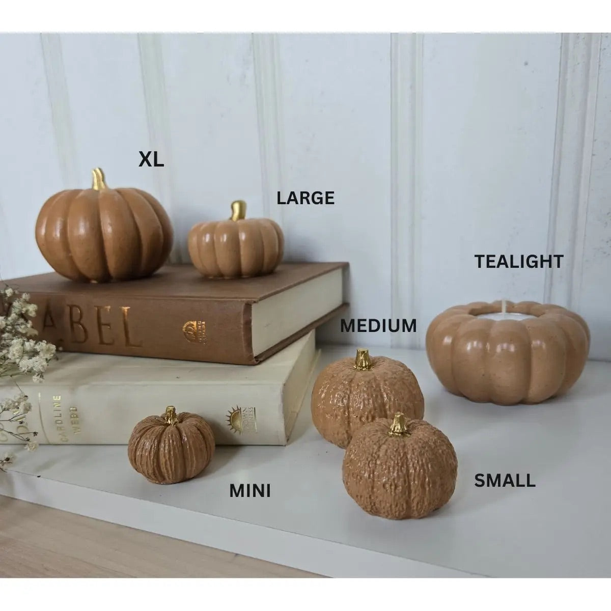 Pumpkin Decor- Caramel “Small”