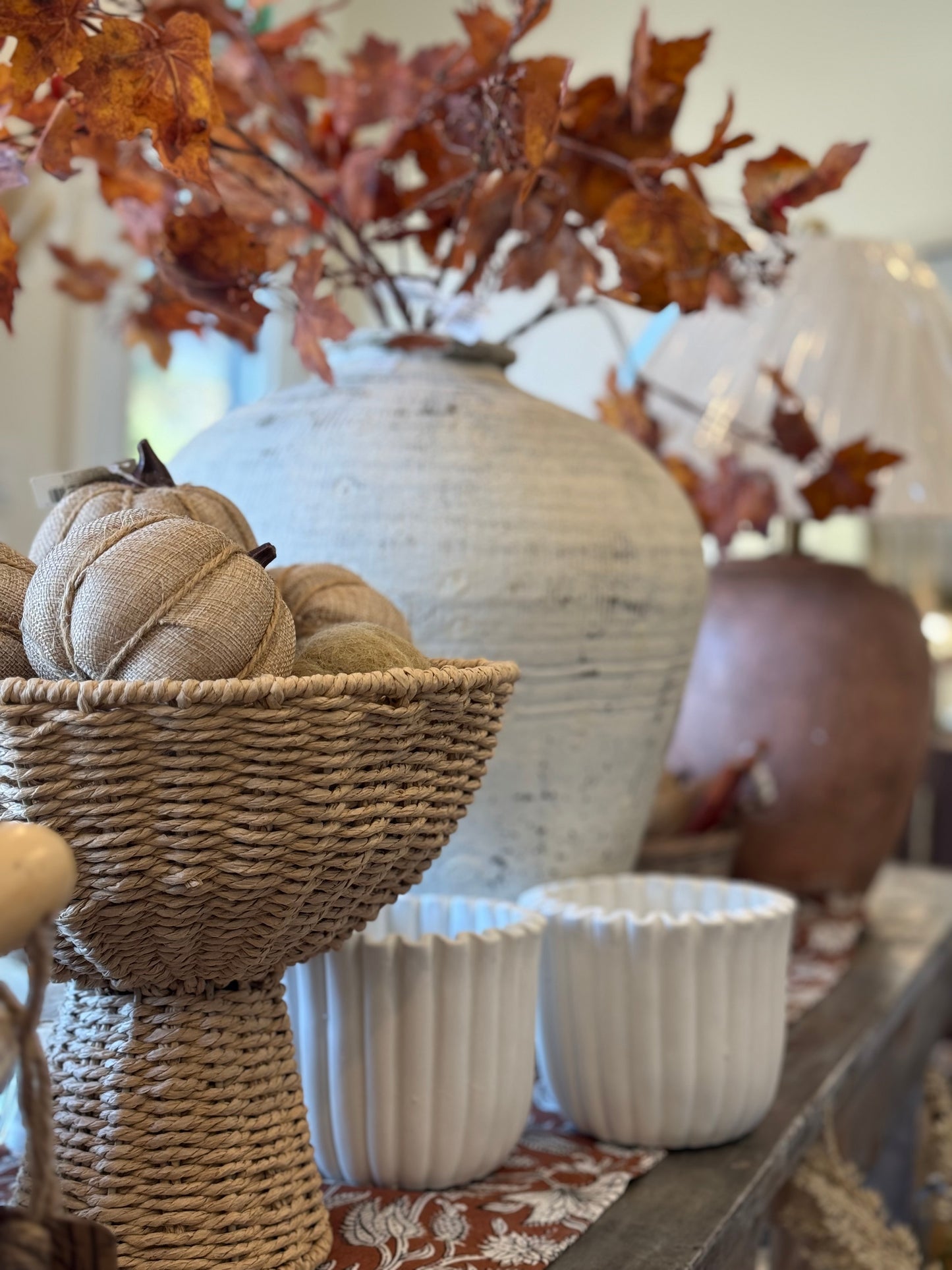 Basket on stand