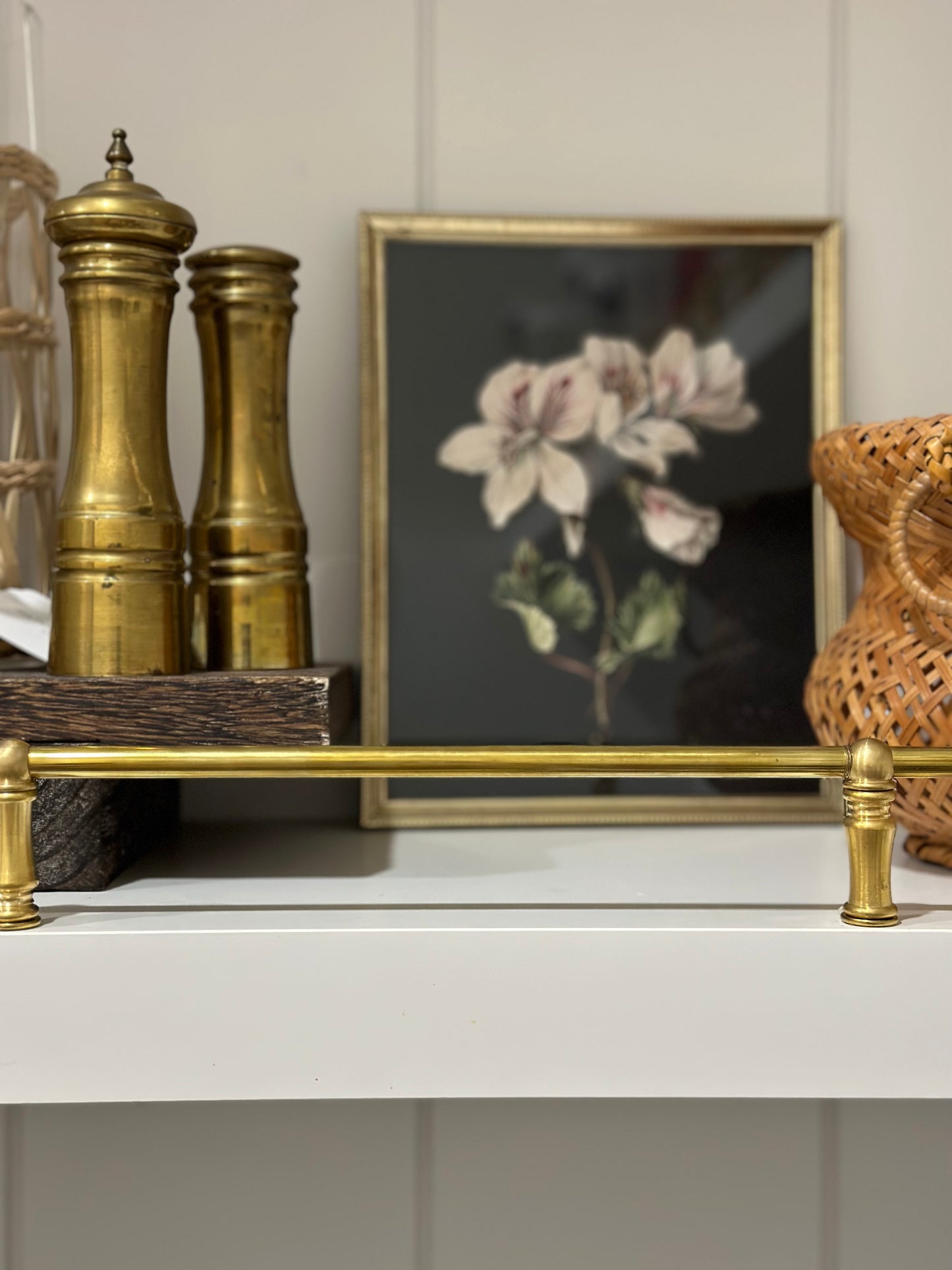 Brass Salt & Pepper Shakers