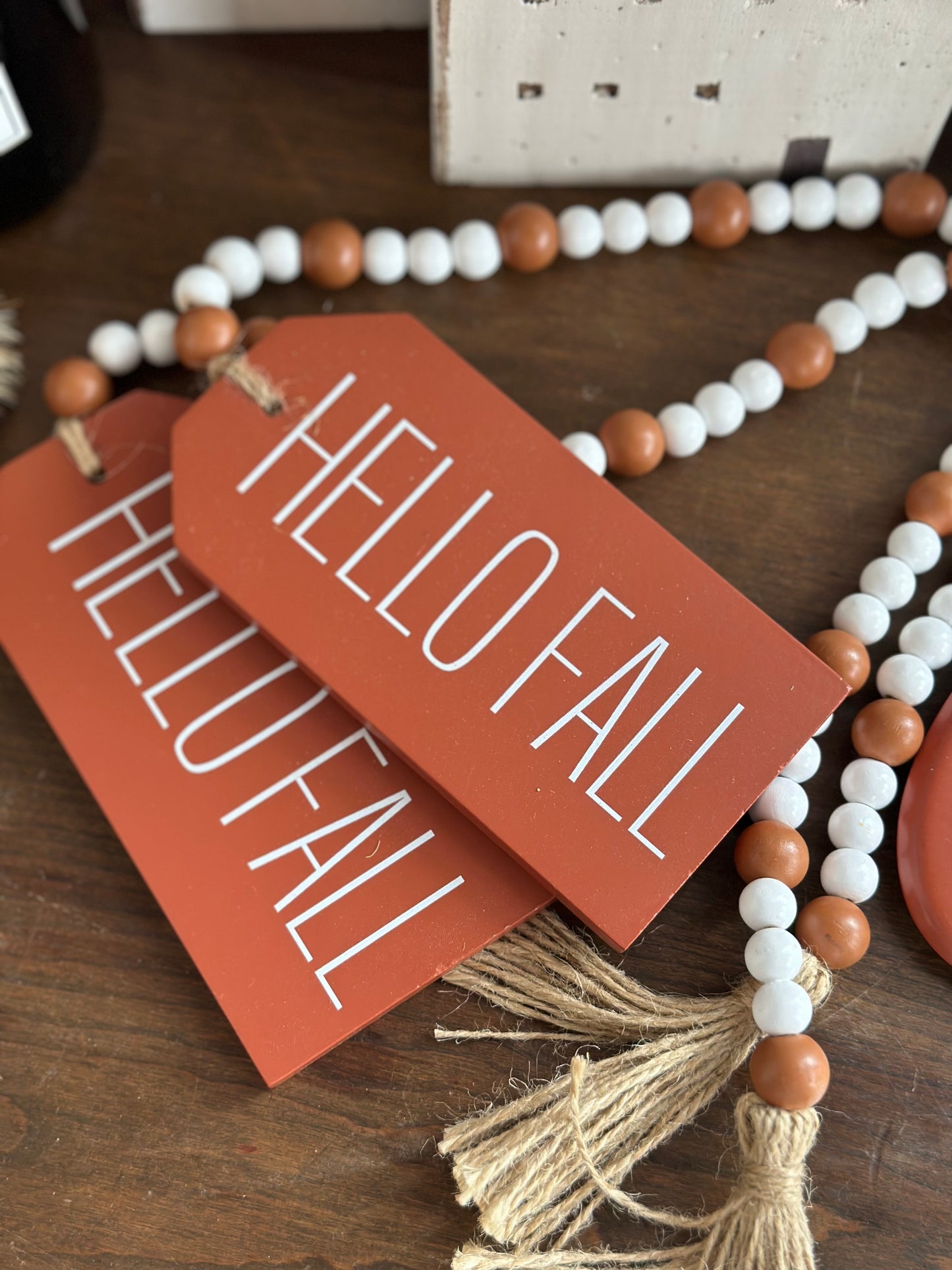 “Hello Fall” Bead Decor