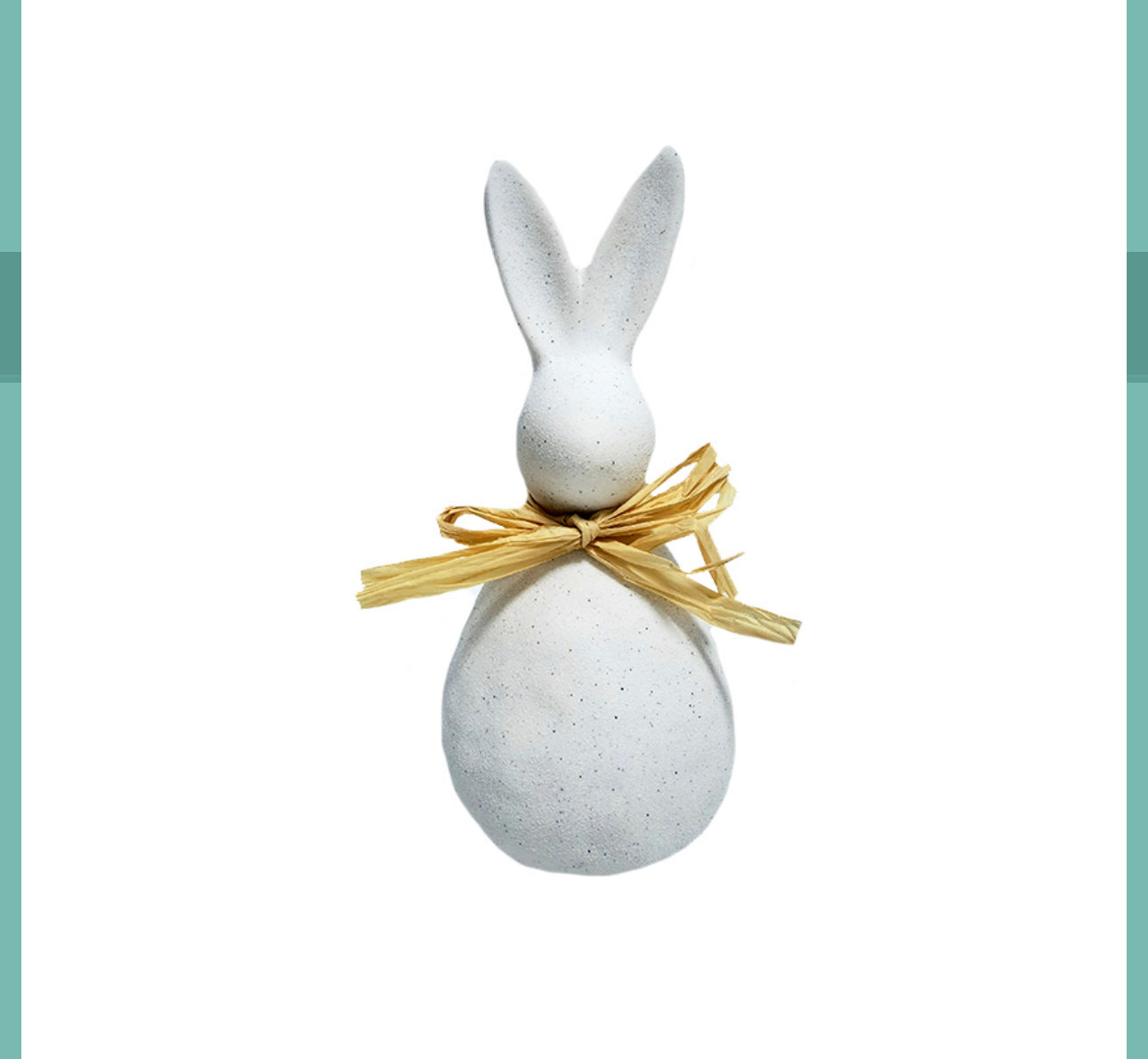 RABBIT WITH RAFFIA