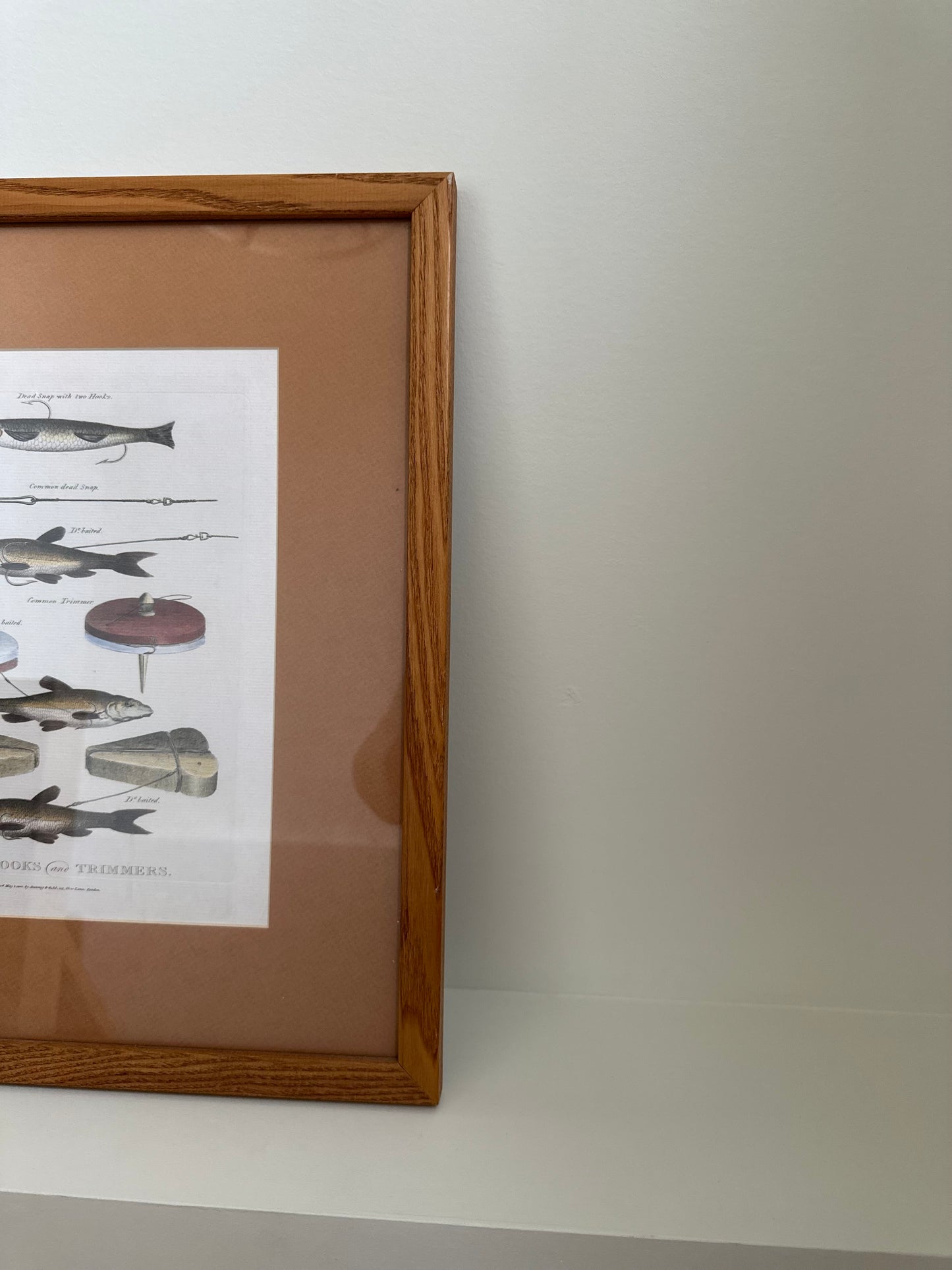 Vintage fishing print