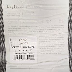 Loloi rug 7’6x9’6”