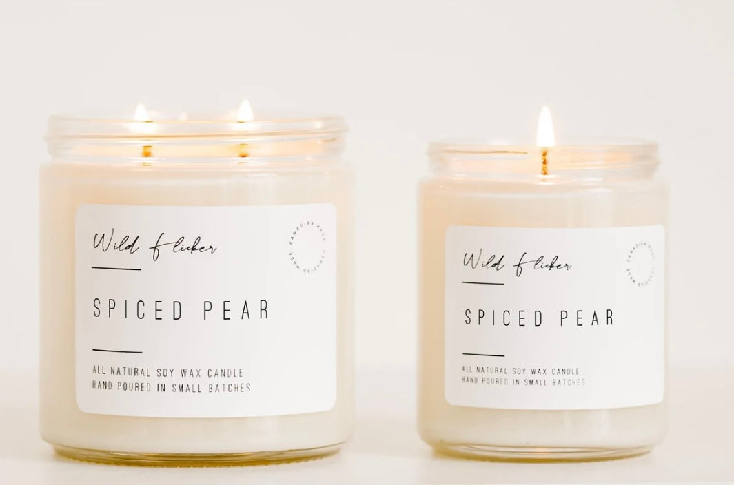 Wild Flicker Double Wick-Spiced Pear