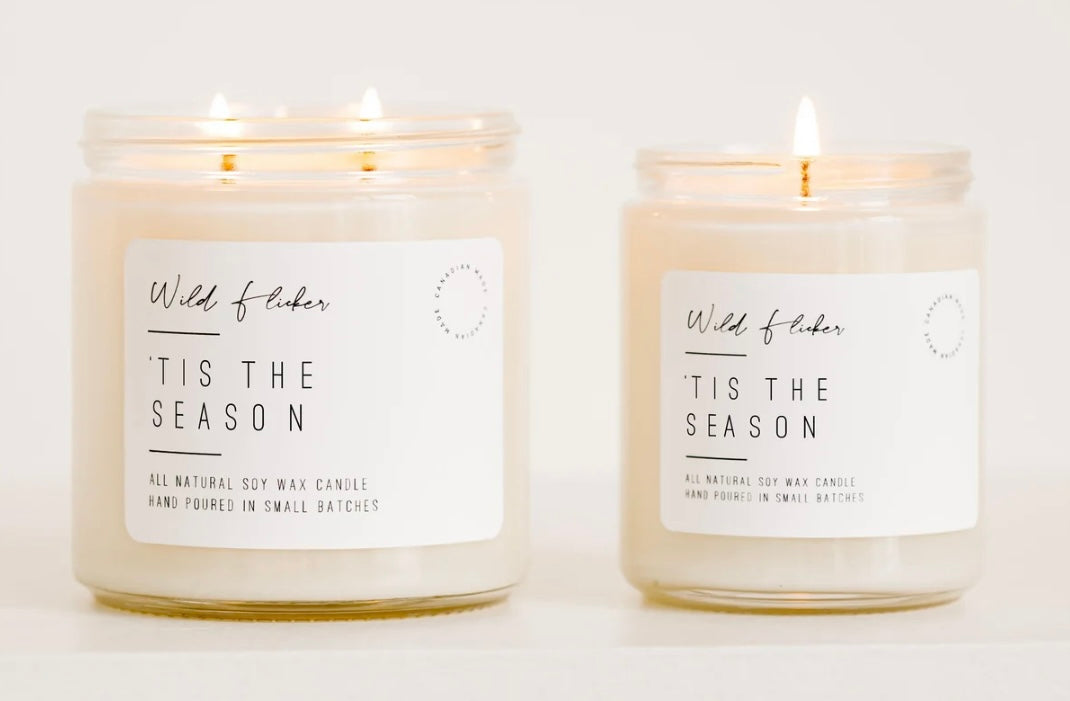 Tis the Season Double Wick Candle