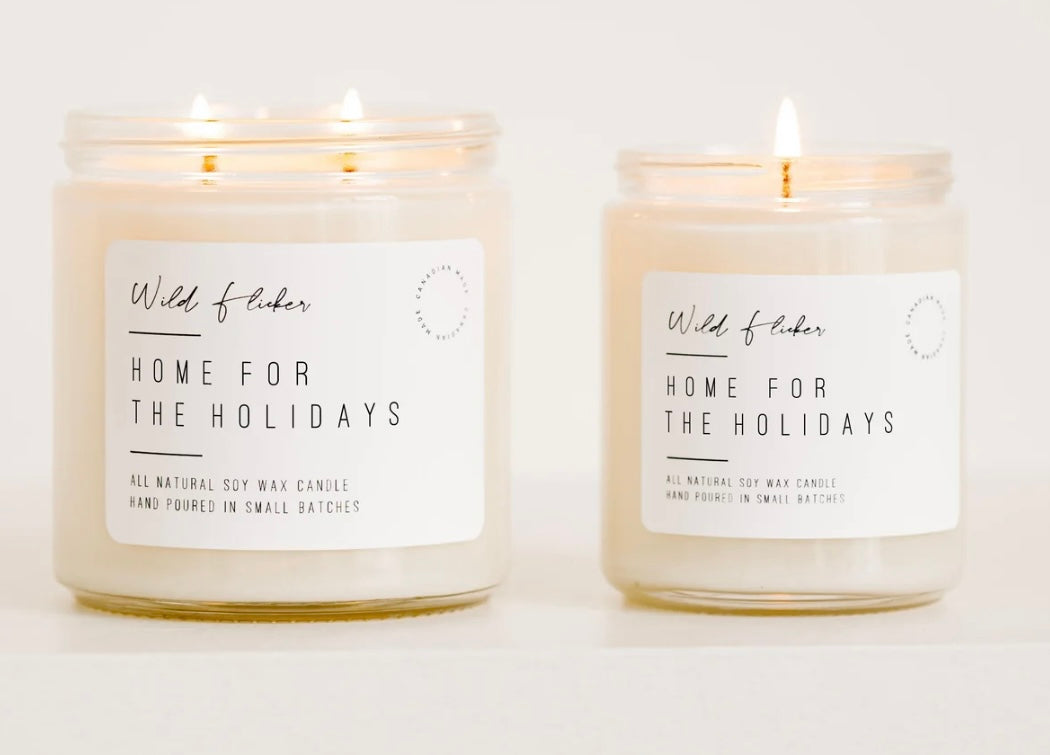 Home for the Holidays Double Wick Candle