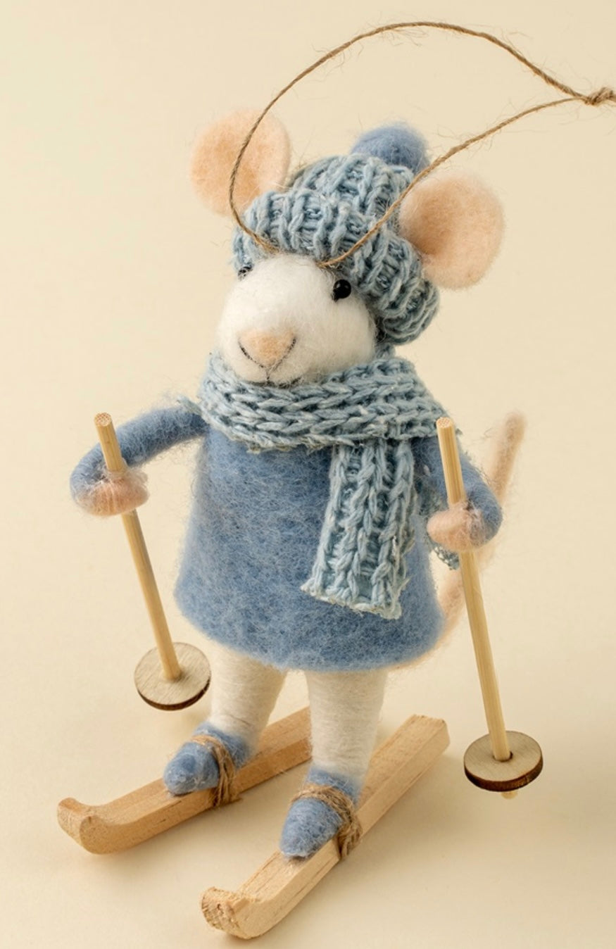 Peak Piper Mouse Ornament