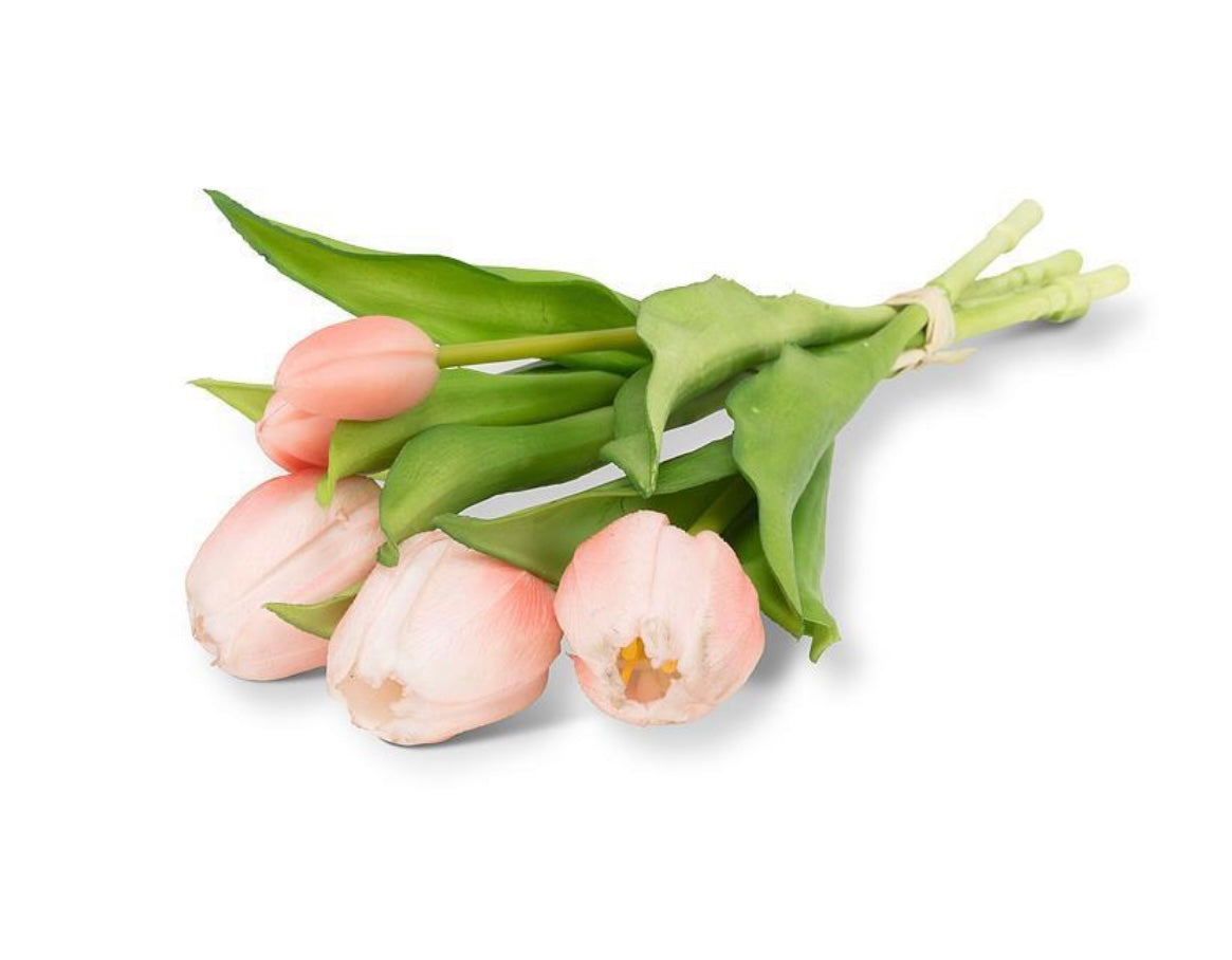 5 Stem Tulip Bunch-Pink