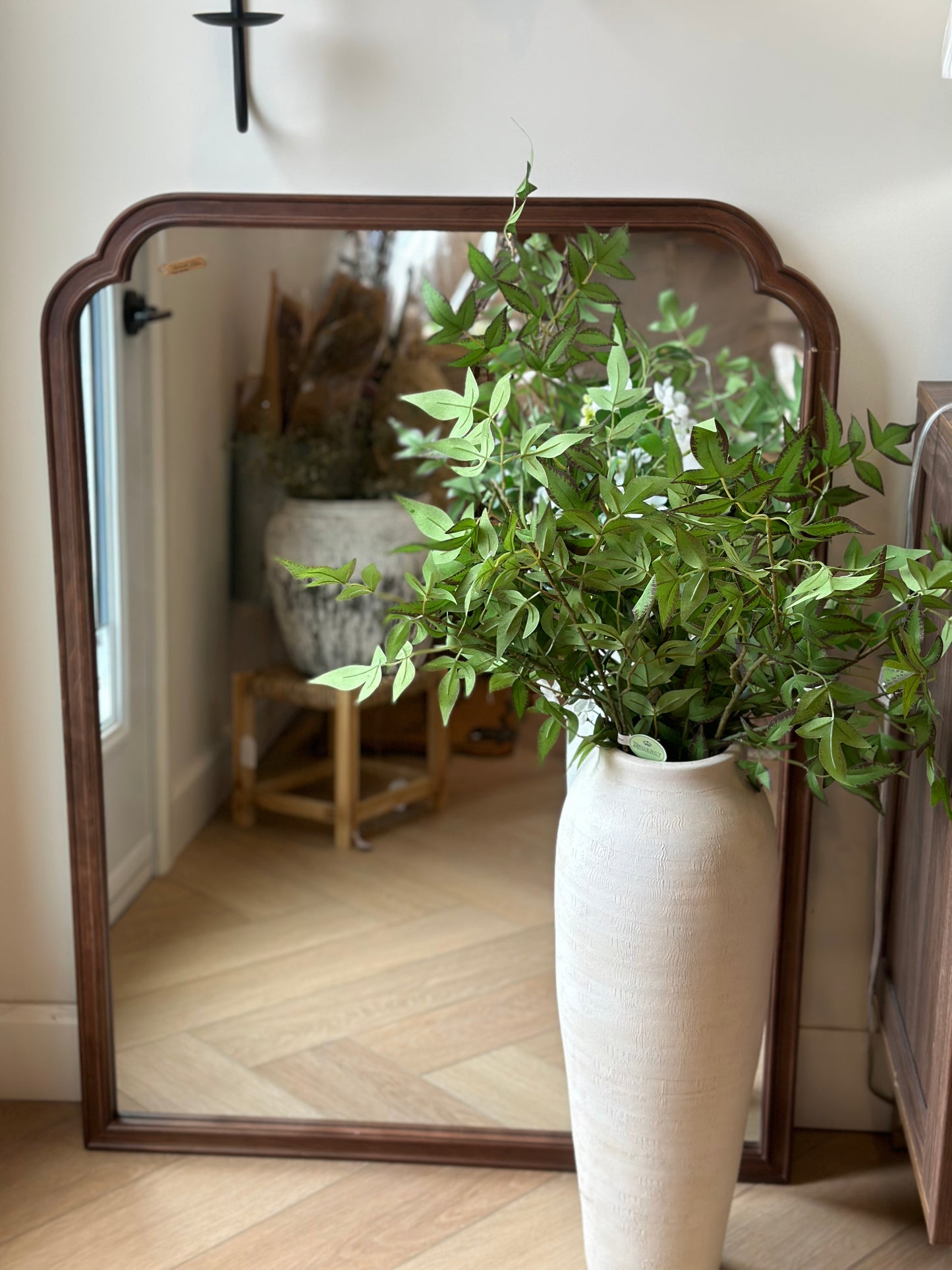 Walnut Trimmed Mirror