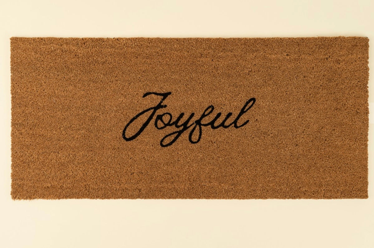 Joyful Coir Doormat-18” x 40”