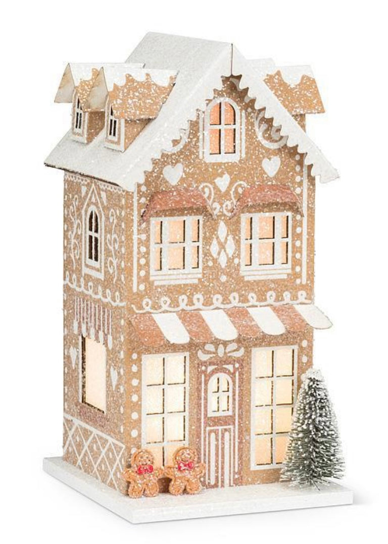 Gingerbread LED House-Tall
