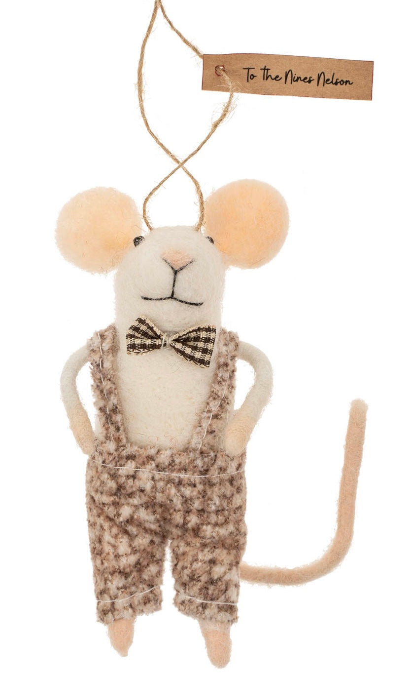 To the Nines Niles Mouse Ornament