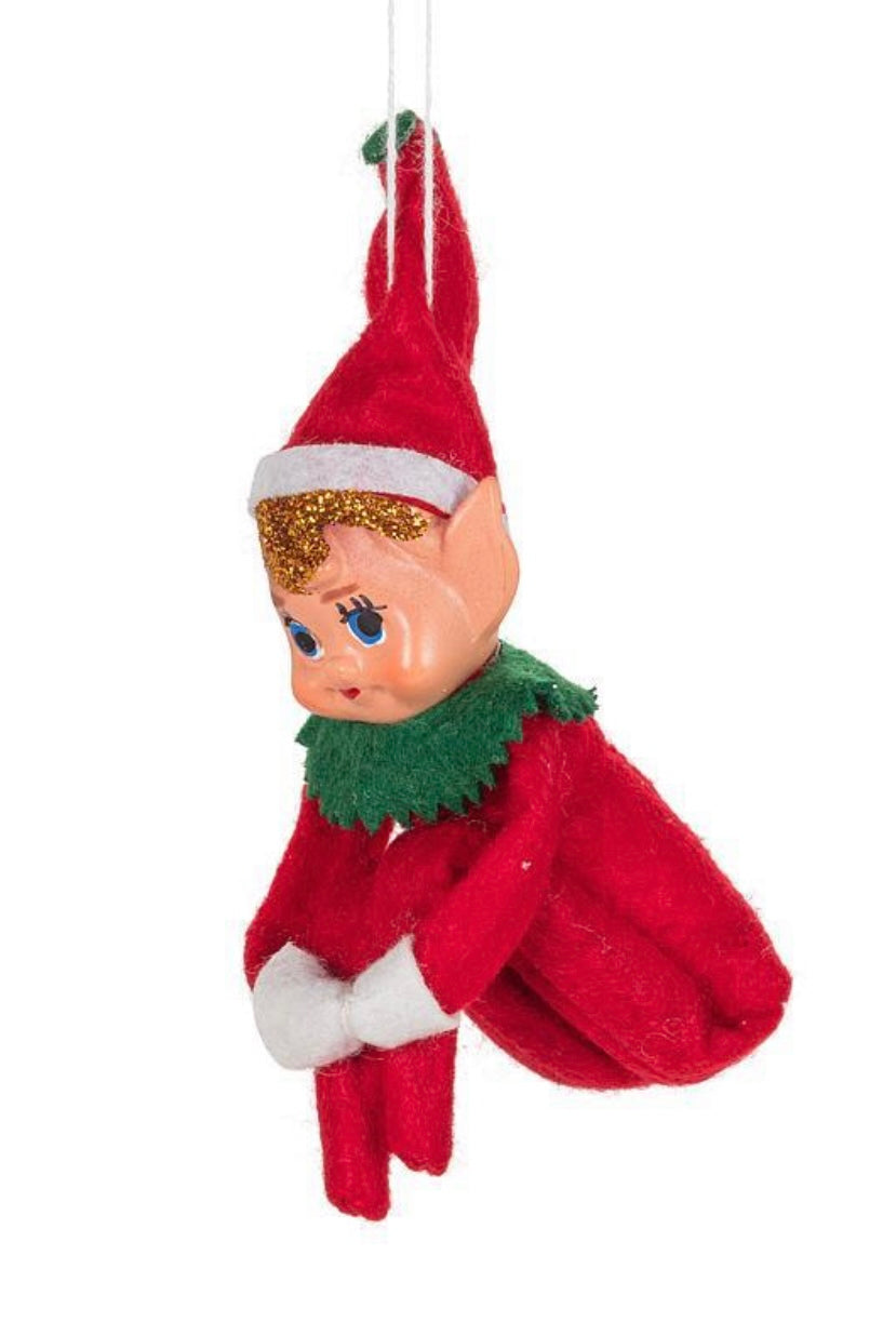 Sitting Elf Ornament
