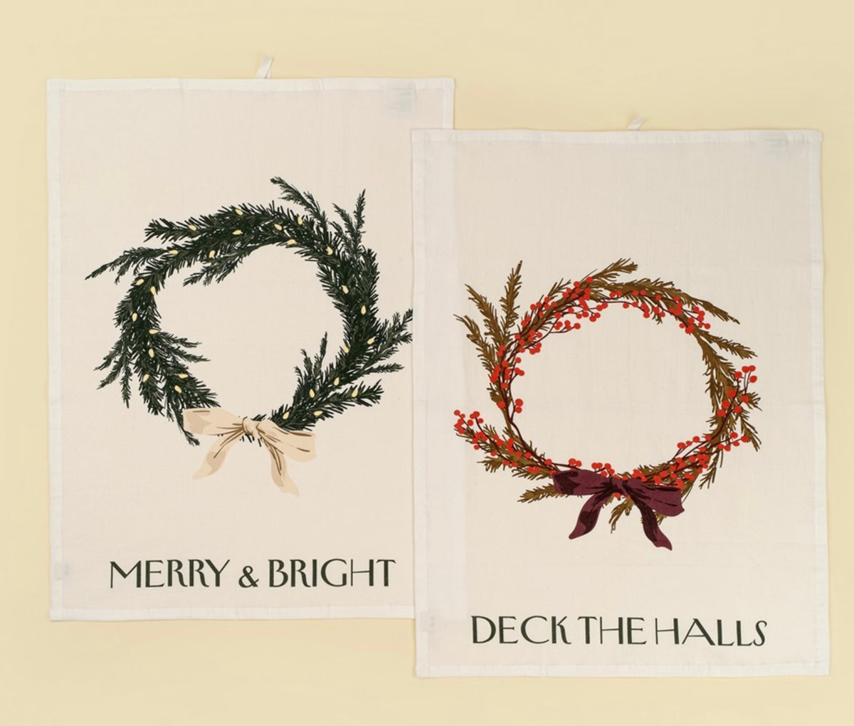 Set of 2 Floursack Teatowels