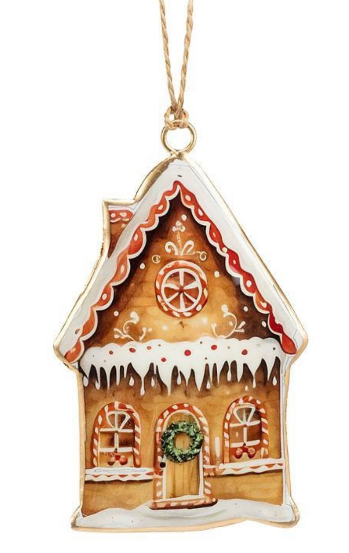 Gingerbread Ornament-Metal