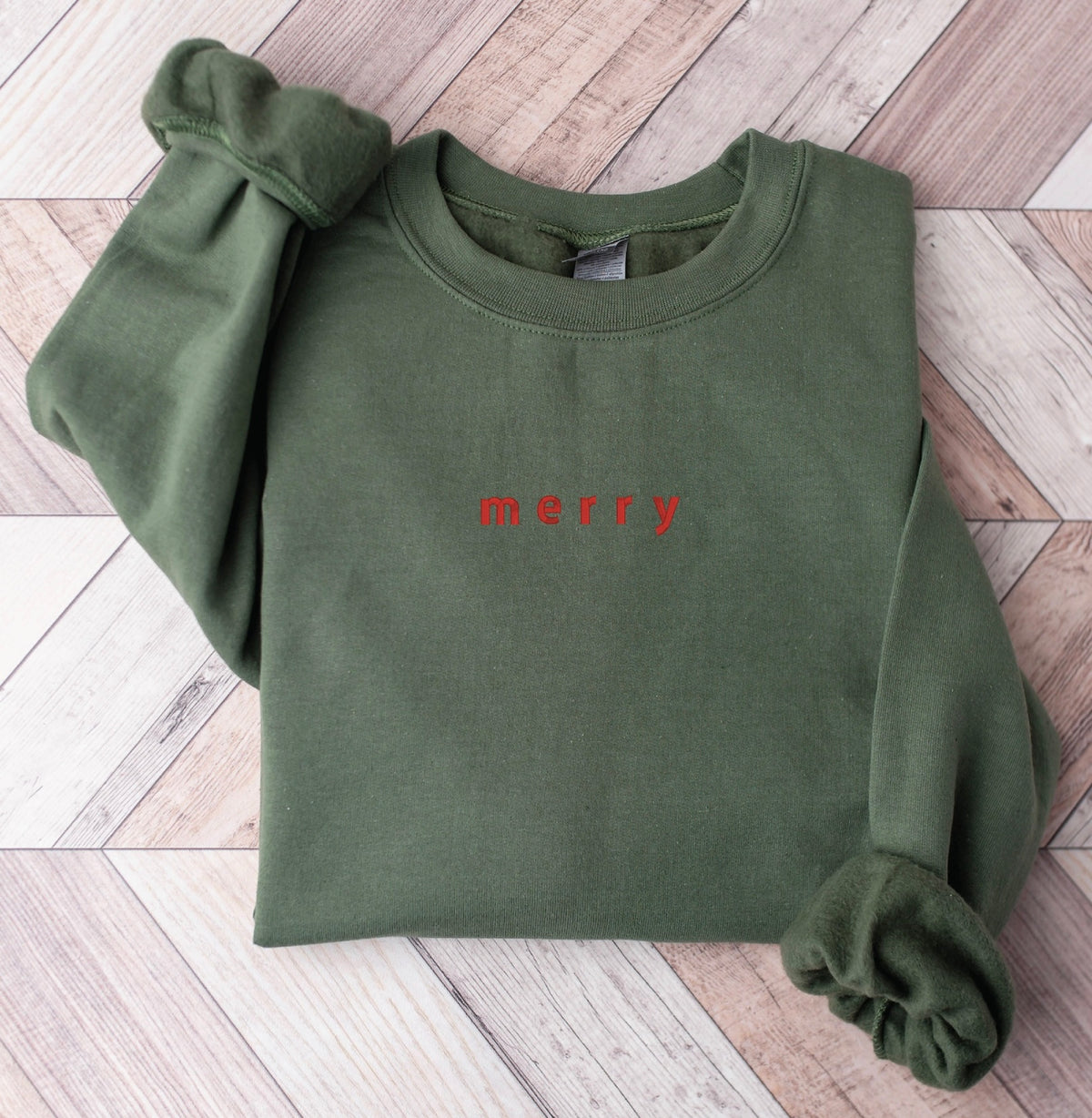 Merry Holiday Sweatshirt-Green
