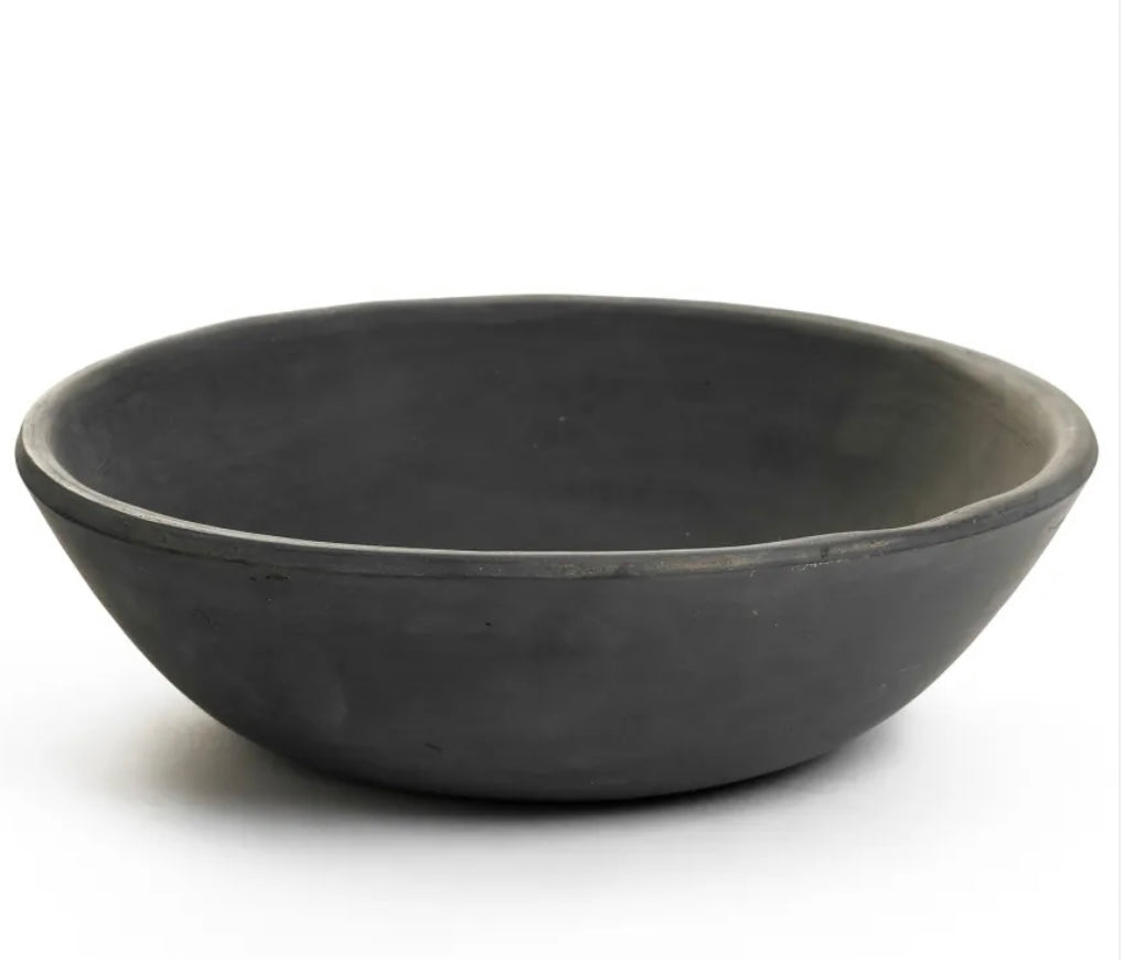 terracotta Clay Bowl-Burnt Black