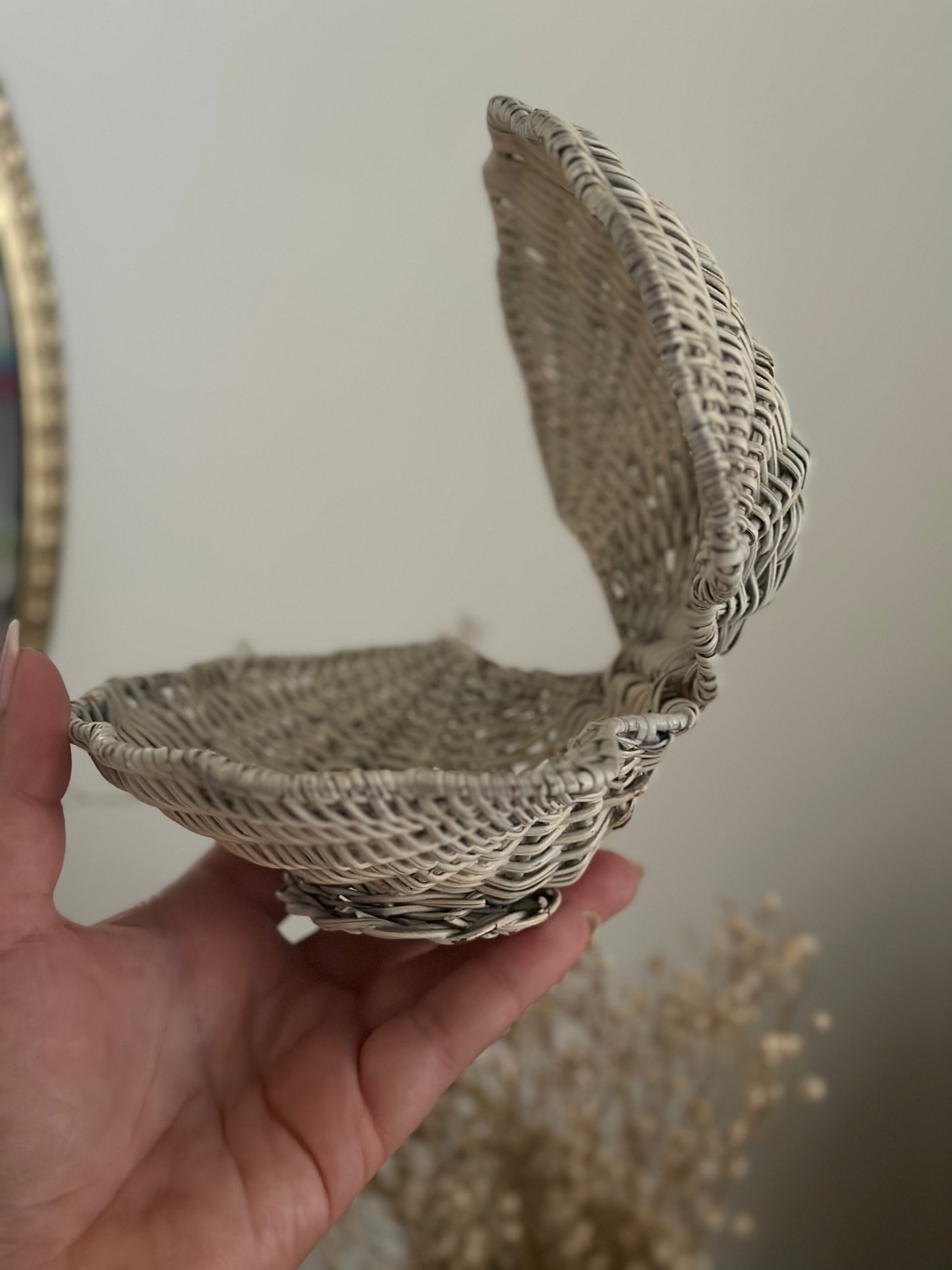 Small wicker shell
