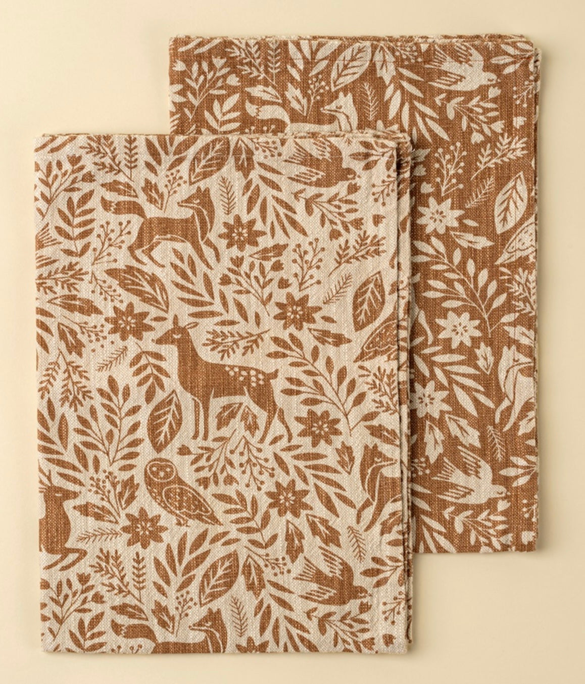 Wildwood Teatowels-Rust