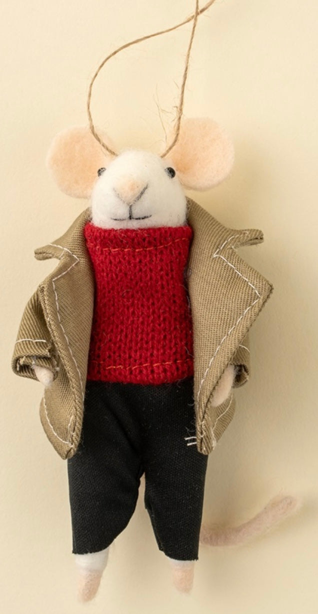 Fashionable Frankie Mouse Ornament