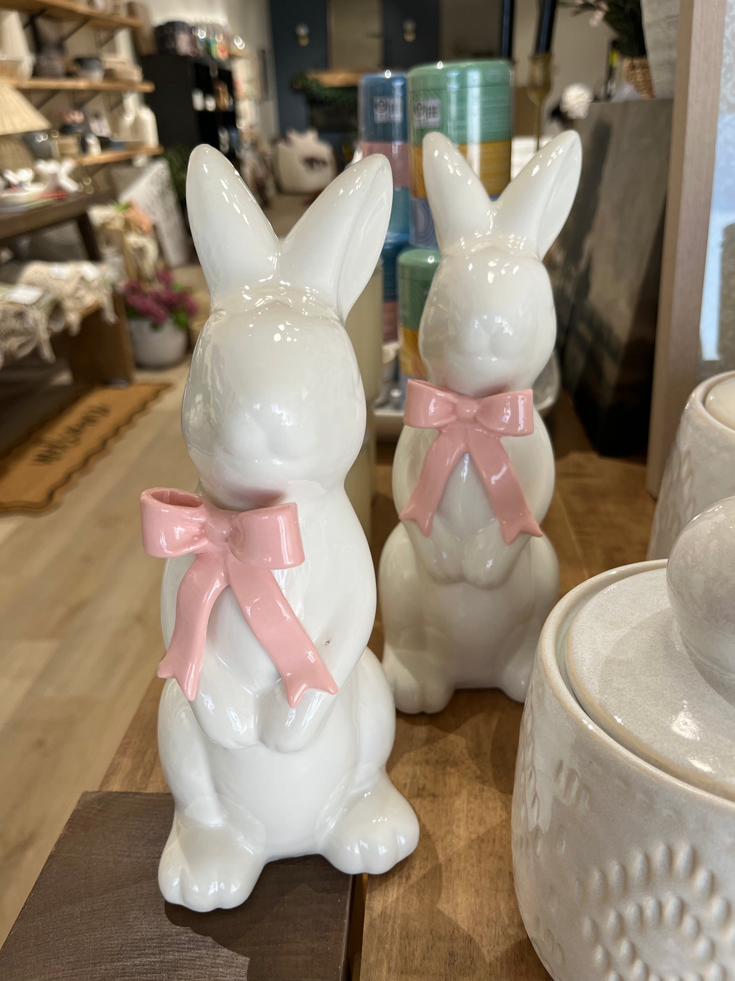 Standing Bunny with Bow