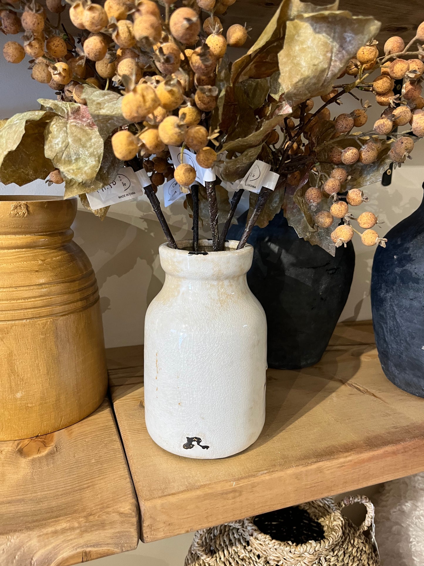 16” Pomegranate Berry Bunch-Brown