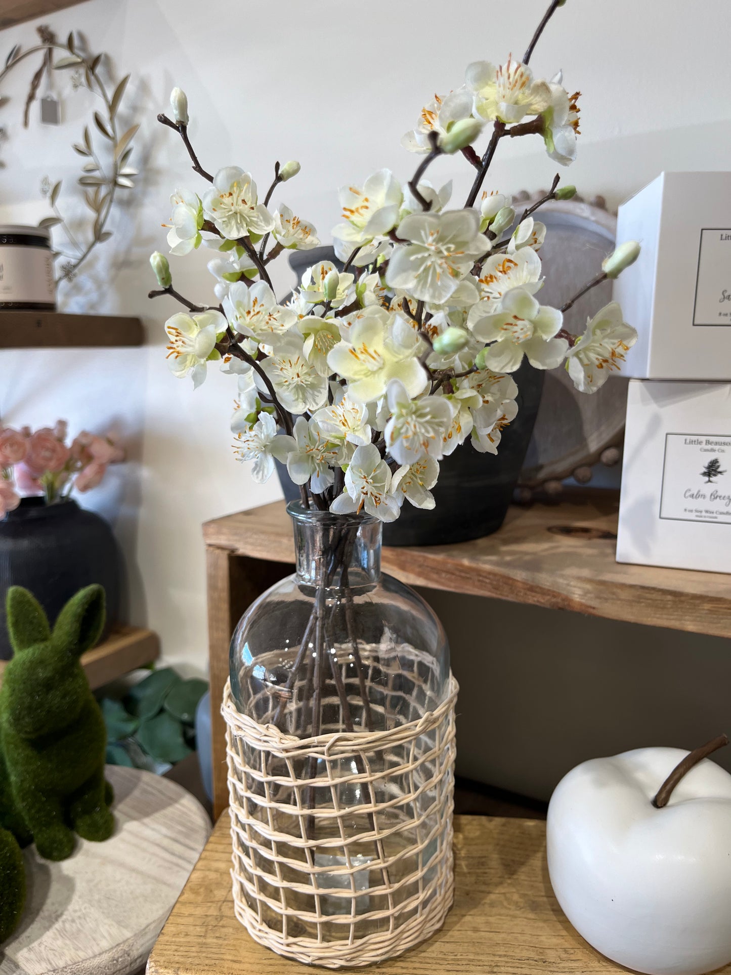 Small Cherry Blossom Stem 8”