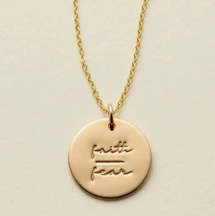 Faith over Fear Necklace