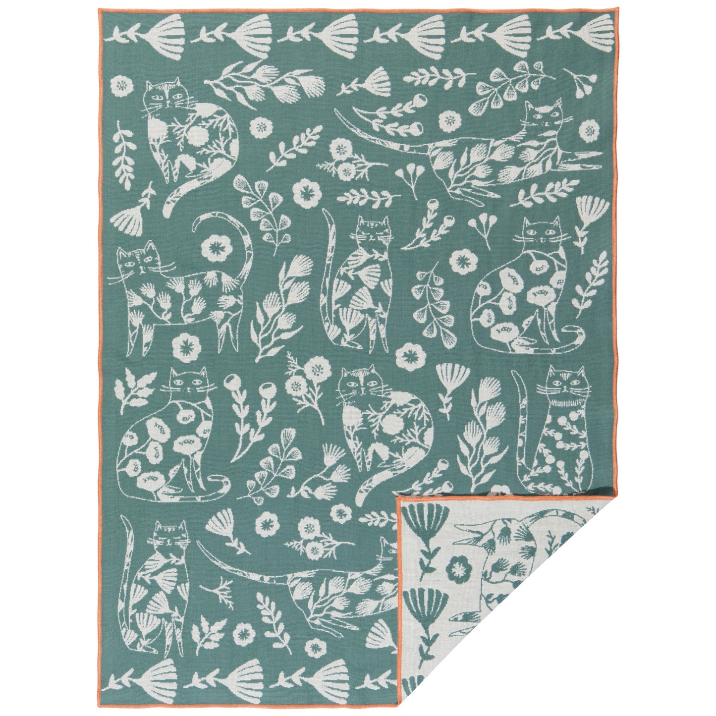 Danica Catbloom Double Cloth Dishtowel