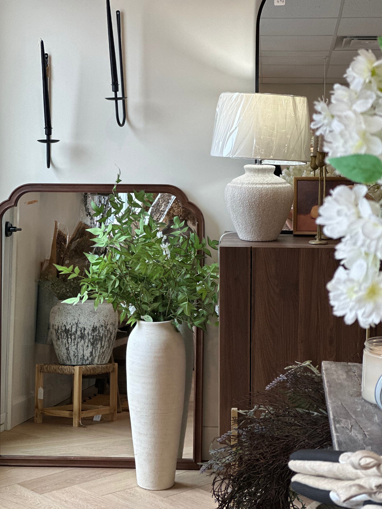 Walnut Trimmed Mirror