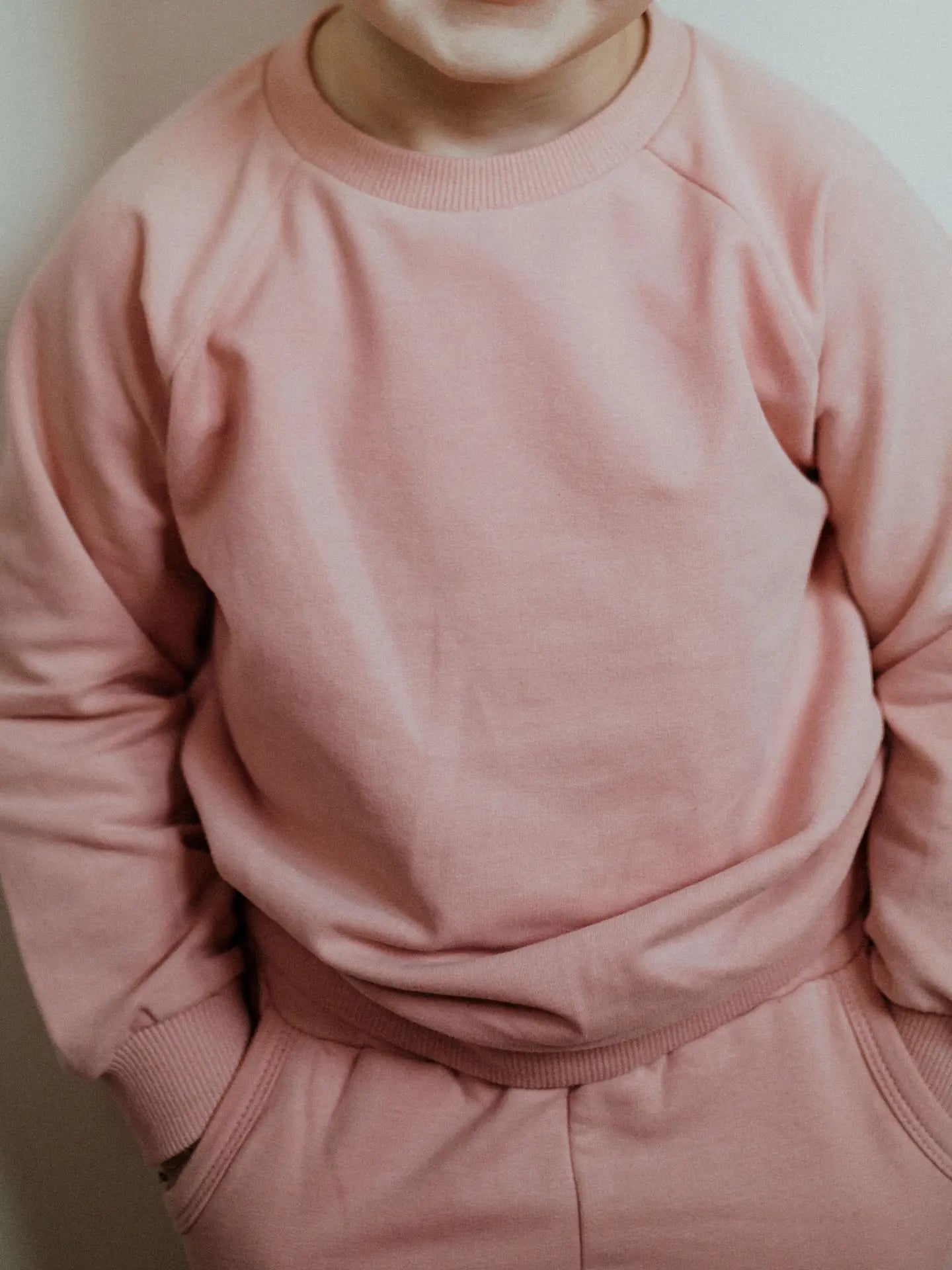 Organic Cotton Sweatsuit-Flamingo