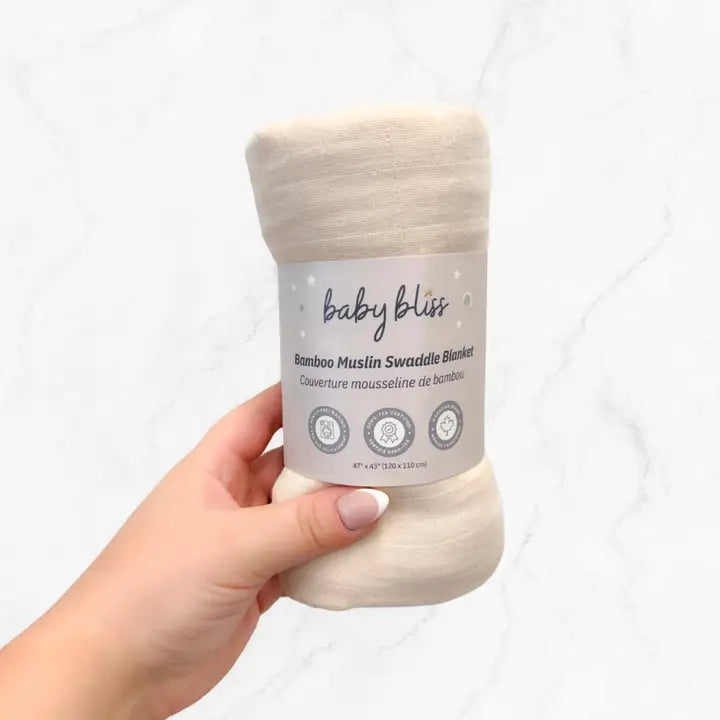 Muslin Swaddle Blanket-Sand