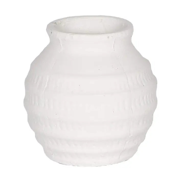Ceramic Ripple Vase-Small