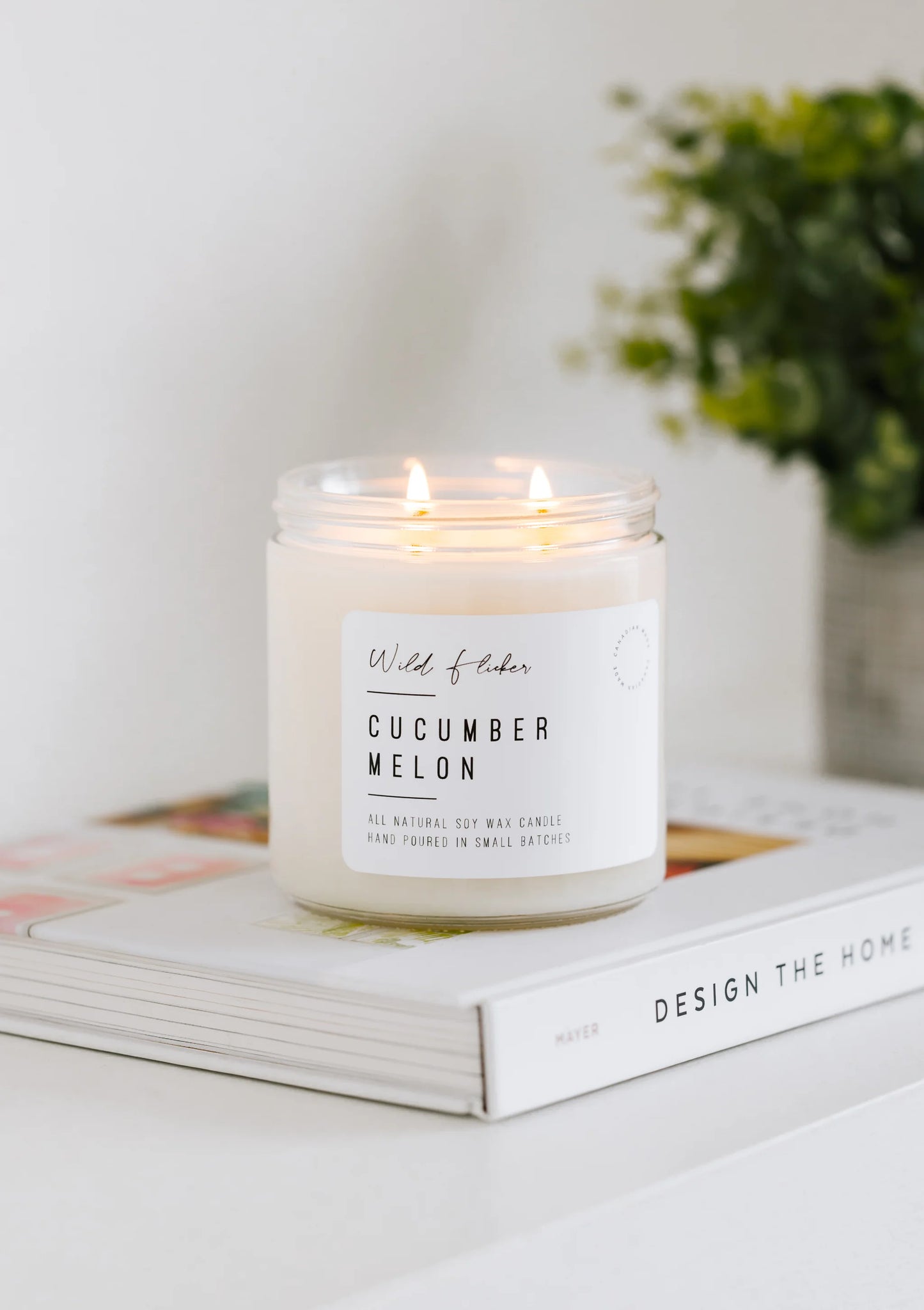 Cucumber Melon Wild Flicker Candle-Double Wick