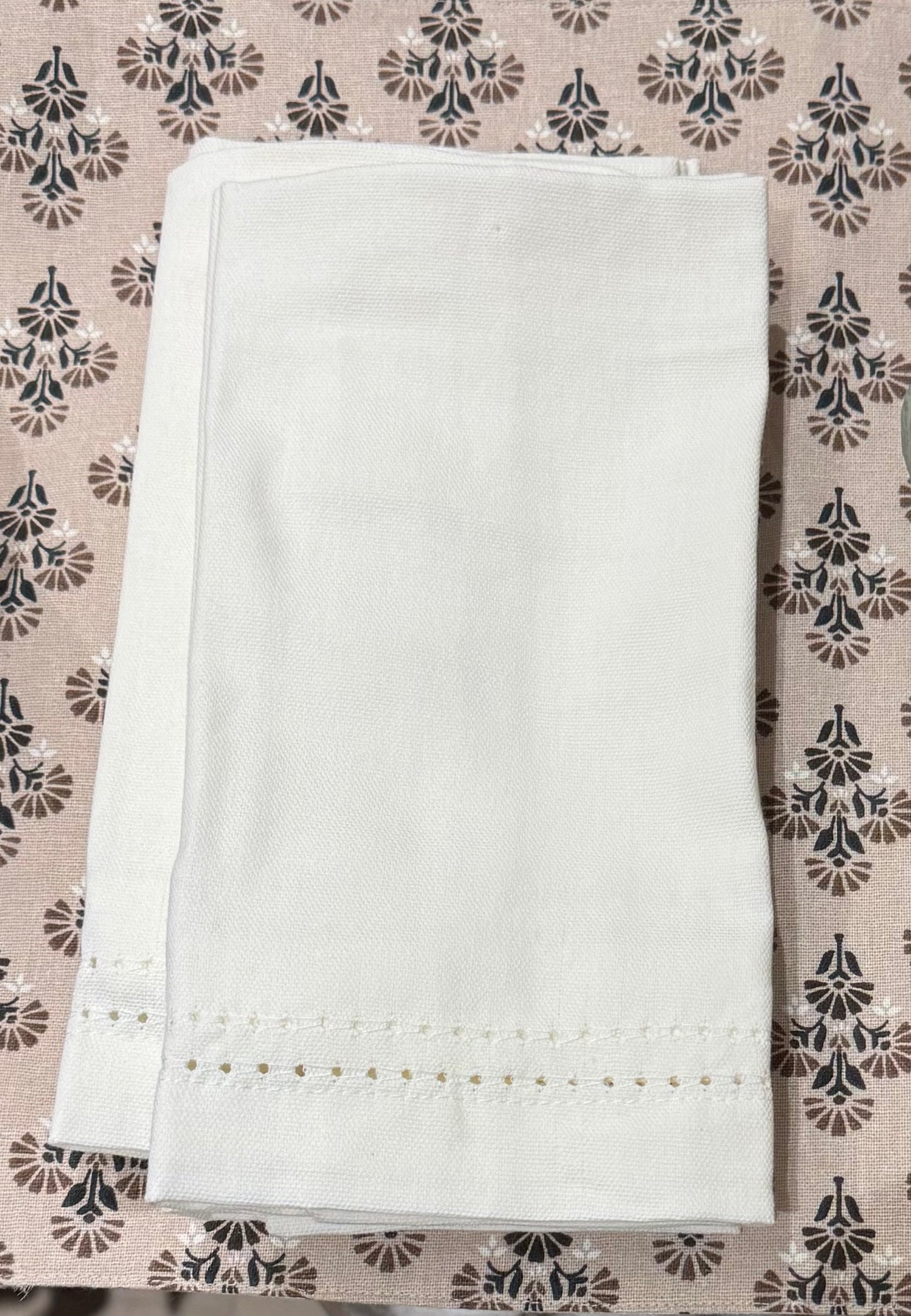 100% Cotton Napkins-Off White