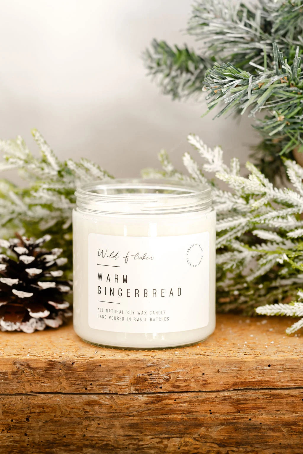 Warm Gingerbread Double Wick Candle