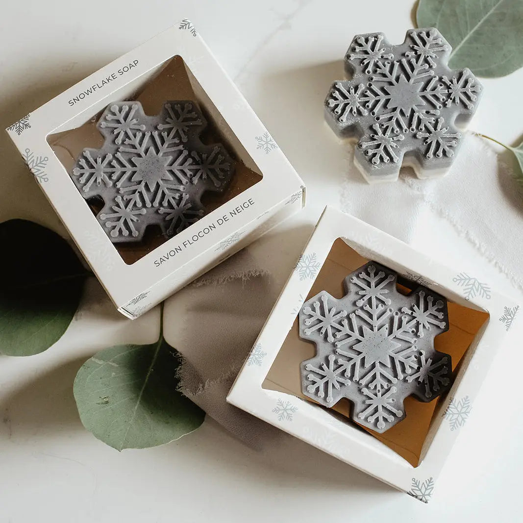 Boxed Snowflake Soap