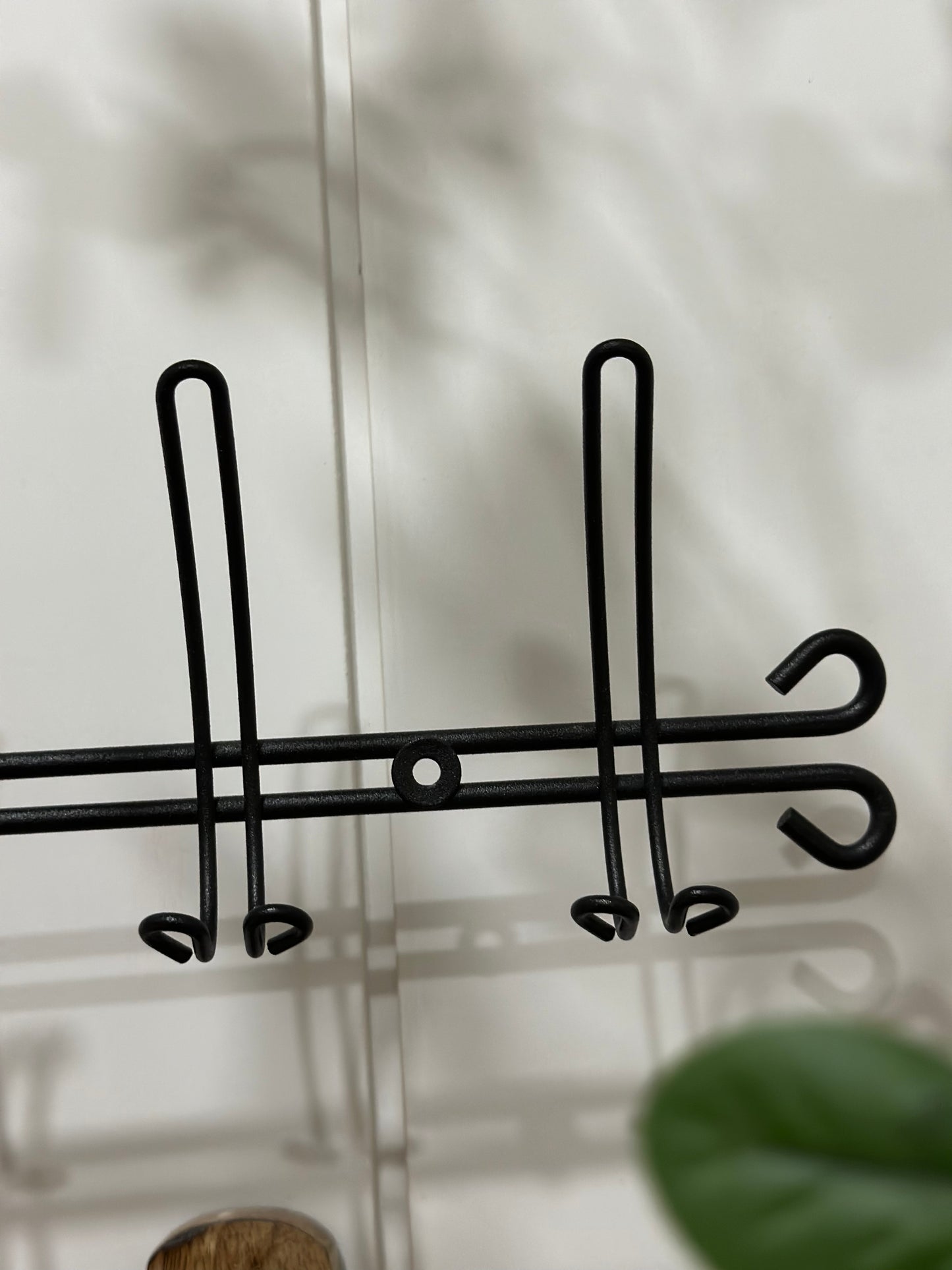 Vintage Black small hook hanger